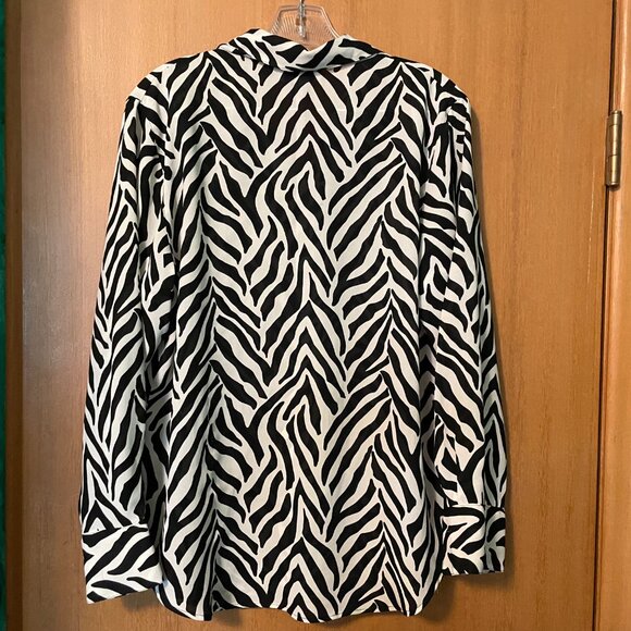 Principles Zebra Patterned Long Sleeve Blouse - Picture 7 of 7